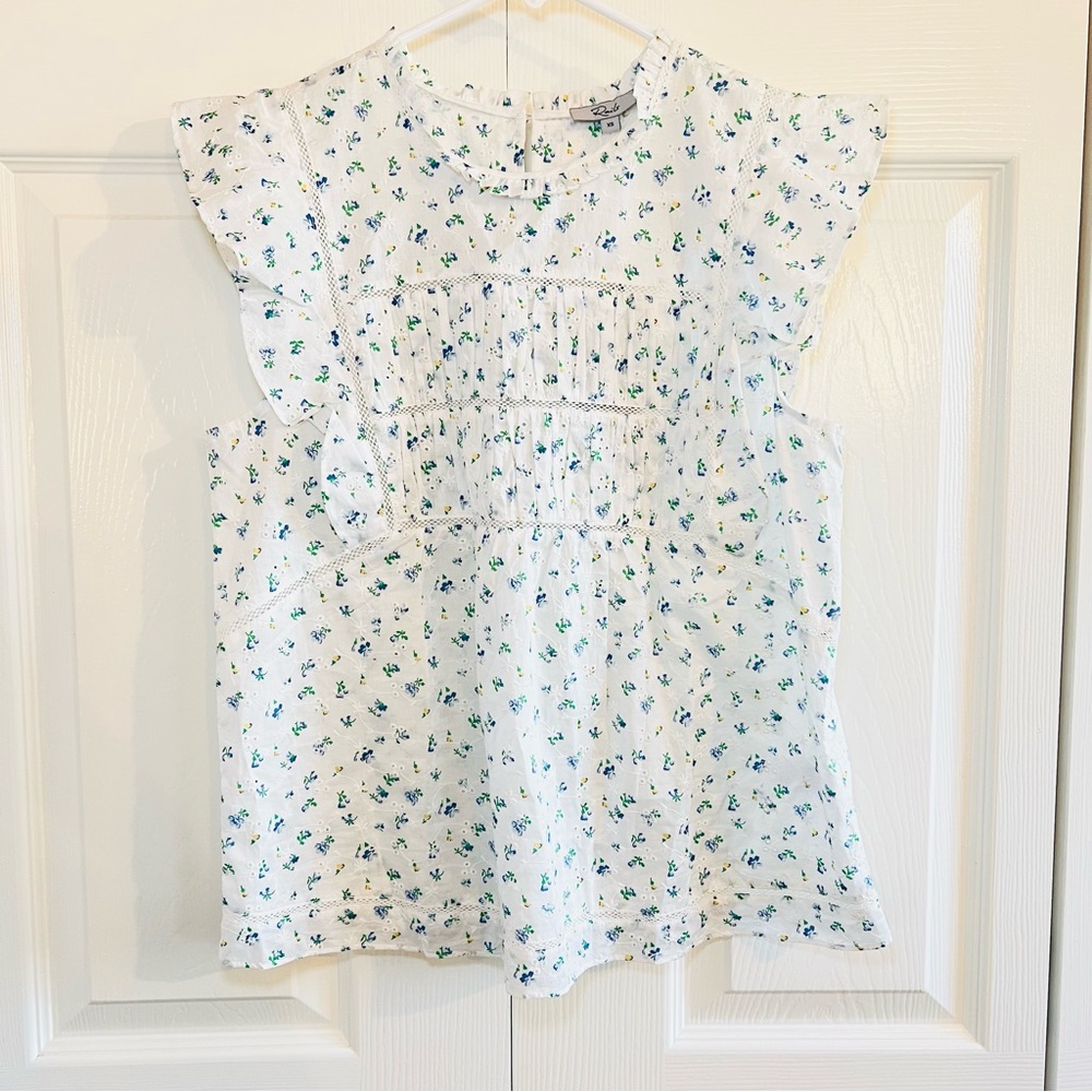 Rails Filomena Top Bluebell Eyelet - NWT- XS